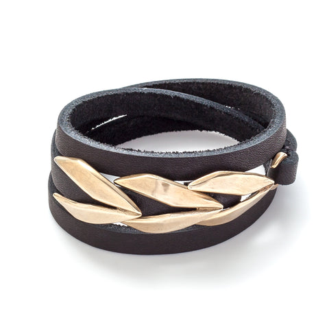 BRISTOL HARBOR Leather Mens Womens Cuff Bracelets Designer, 51% OFF
